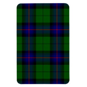 Armstrong Tartan blau und grün kariert Magnet