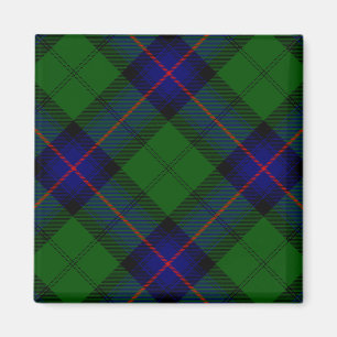 Armstrong Tartan blau und grün kariert Magnet