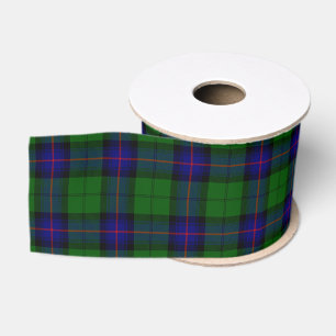 Armstrong Tartan blau und grün kariert Ripsband