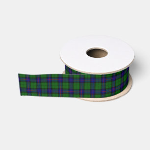 Armstrong Tartan blau und grün kariert Ripsband