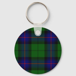 Armstrong Tartan blau und grün kariert Schlüsselanhänger