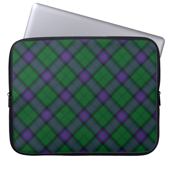 Armstrongtartan-Laptop-Kasten Laptopschutzhülle (Vorderseite)