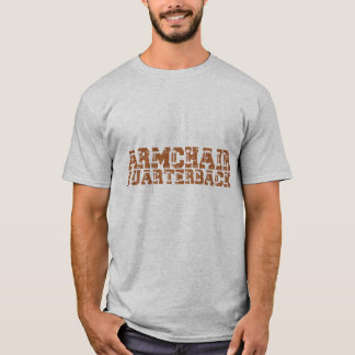 ArmStuhlQuarterback Football Typografie T-Shirt