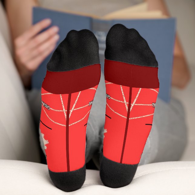 "Armut in der Schweiz: Eine versteckte Realität"** Socken (Unterseite)