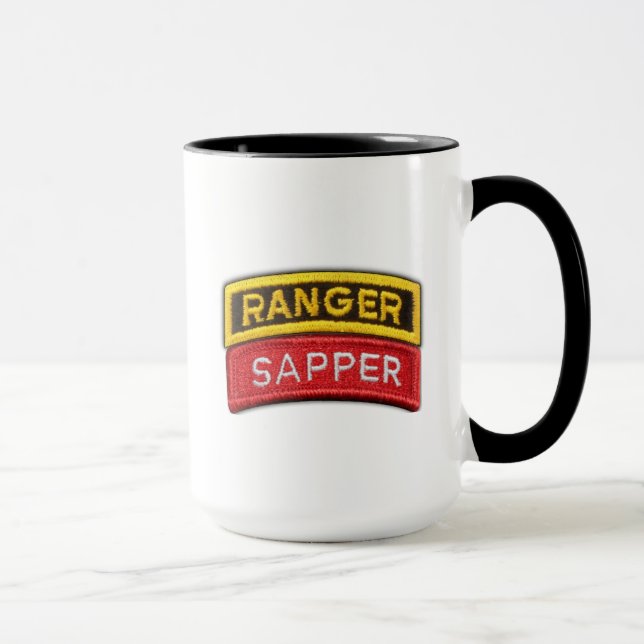 Army 75. Ranger Regiment Sapper Veterans Vets Cup Tasse (Rechts)