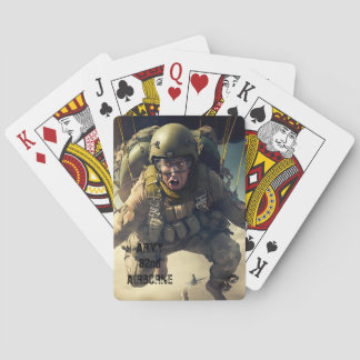 ARMY 82. Im Flugzeug Fallschirmjäger Spielkarten