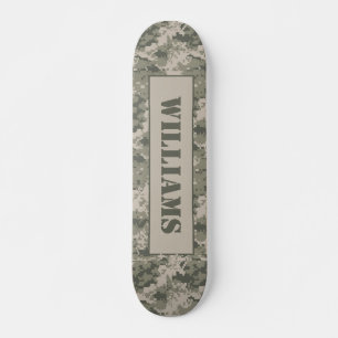 ARMY ACU Camoflauge Digital Camouflage Comp Skateb Skateboard
