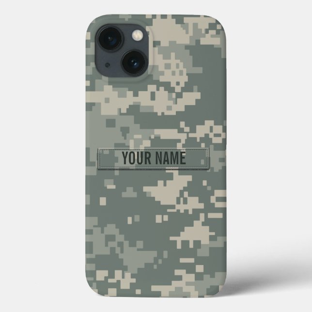 Army ACU Camouflage individuell anpassbar Case-Mate iPhone Hülle (Rückseite)