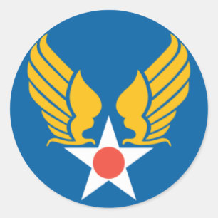 Army Air Corps Shield Runder Aufkleber