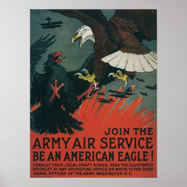 Army Air Service Poster (Vorne)