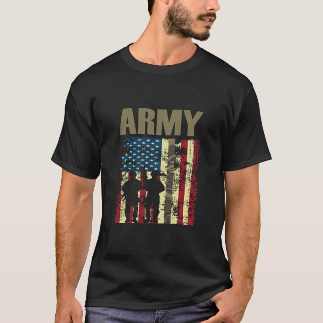 Army Asa Flag T Shirt (Vorderseite)