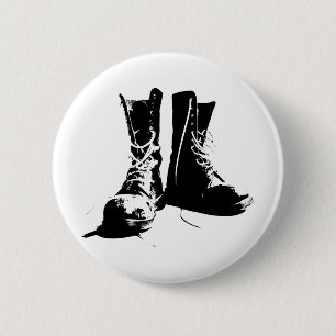Army Boots Button