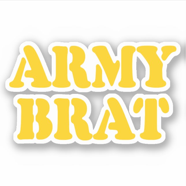 ARMY BRAT AUFKLEBER (Vorderseite)