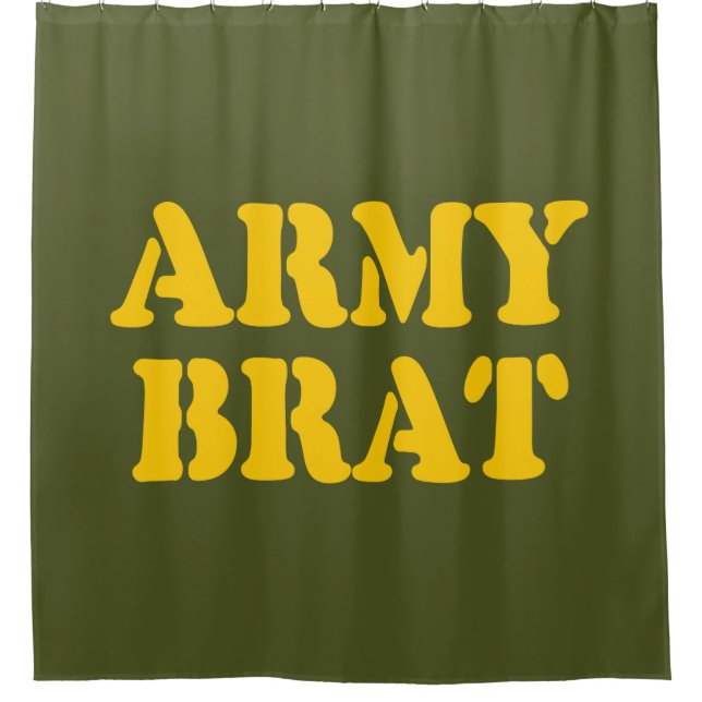 ARMY BRAT DUSCHVORHANG (Vorderseite)