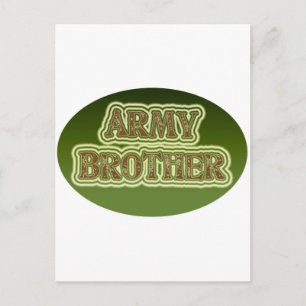 Army Brother Postkarte