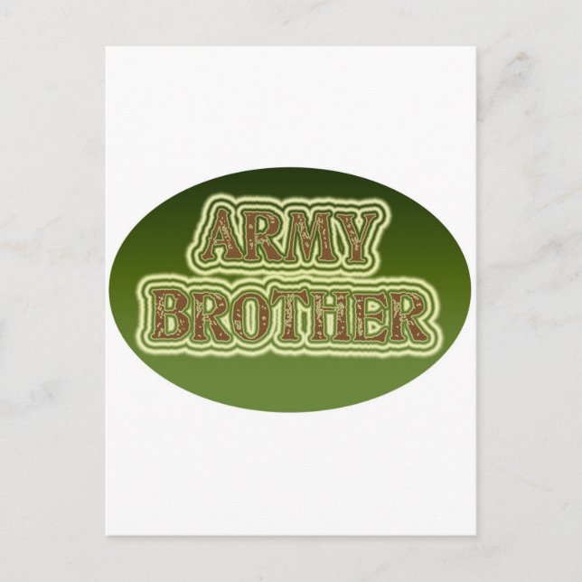 Army Brother Postkarte (Vorderseite)