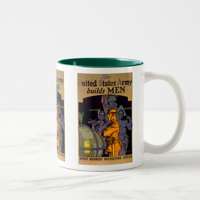 Army Builds MEN Zweifarbige Tasse (Rechts)