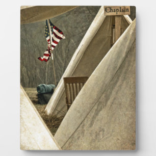 Army Chaplain Fotoplatte