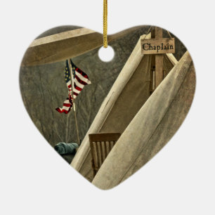 Army Chaplain Keramikornament