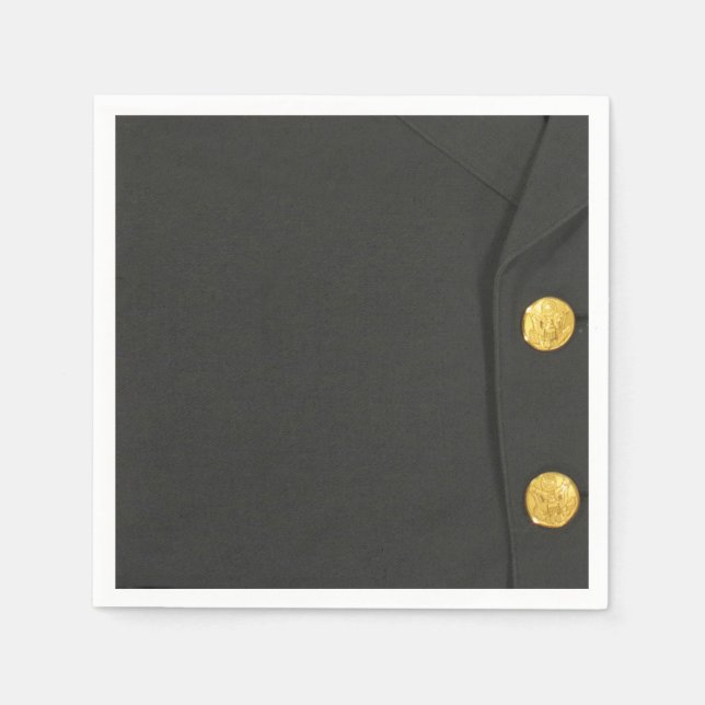 ARMY Class A Uniform Dress Grüntöne Militär Napkin Serviette (Vorderseite)