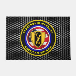 Army Cyber Corps Veteran   Fußmatte