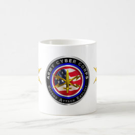 Army Cyber Corps Veteran Kaffeetasse