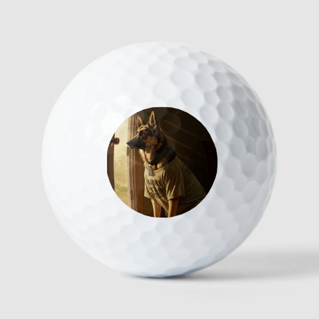 Army dog golf ball - Sondergeschenk (Vorderseite)