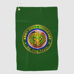Army Drill Sergeant Golfhandtuch