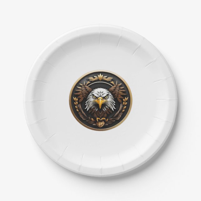 Army Eagle Pappteller (Vorderseite)