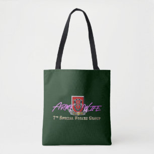 Army-Ehefrau der 7. Special Forces Group Tasche