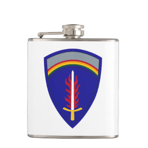 Army Europe USAREUR Insigne Flachmann