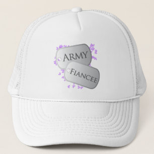 Army Fiancee Dog Tags Truckerkappe