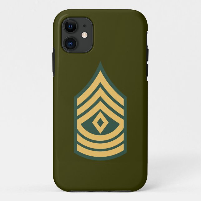 Army First Sergeant Case-Mate iPhone Hülle (Rückseite)