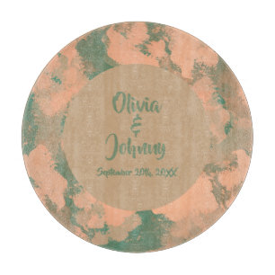 Army Floral Green Schneidebrett
