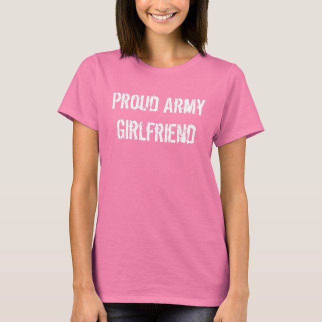 Army Freundin trinkt! T-Shirt (Vorderseite)