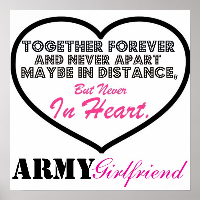 ARMY Girlfriend Poster (Vorne)