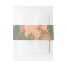 Army Green Abstrakt Floral Party Ribbon