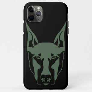 Army green Doberman Case-Mate iPhone Hülle