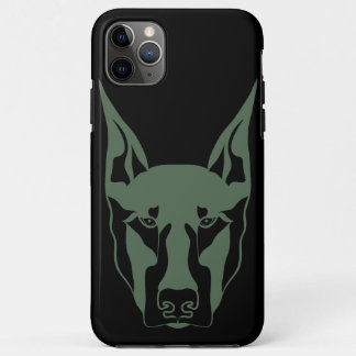 Army green Doberman  Case-Mate iPhone Hülle