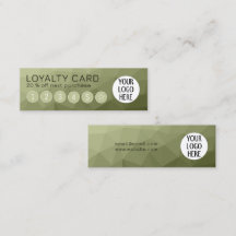 Army green Gradient Geometric Mesh Custom Logo