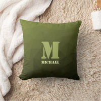 Army Green Oliven geometric mesh muster Monogram