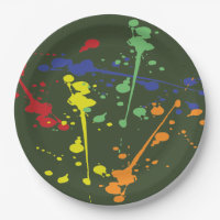 Army Green Paintball Party Paint Spritzer