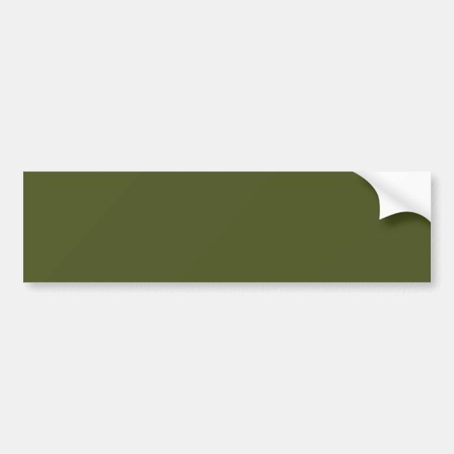 Army Green Solid Color Autoaufkleber (Vorne)