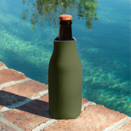 Army Green Solid Color Flaschenkühler
