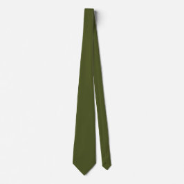 Army Green Solid Color Krawatte