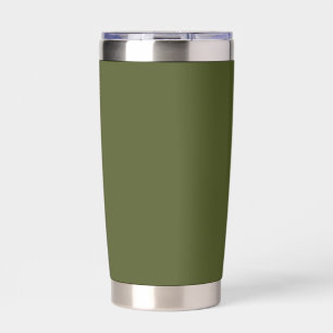 Army Green Solid Color Thermobecher