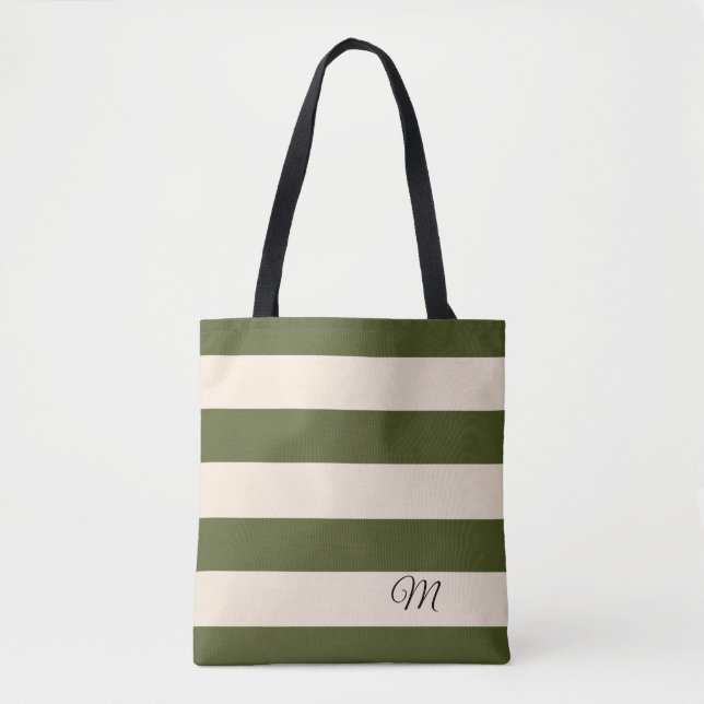 Army Green Stripes Tasche (Vorderseite)