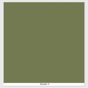 Army green (Vollfarbe) Aufkleber