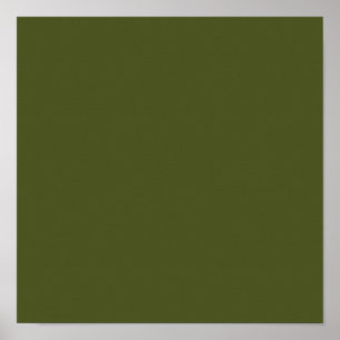 Army green (Vollfarbe) Poster