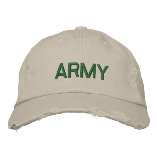 ARMY HATS BESTICKTE KAPPE